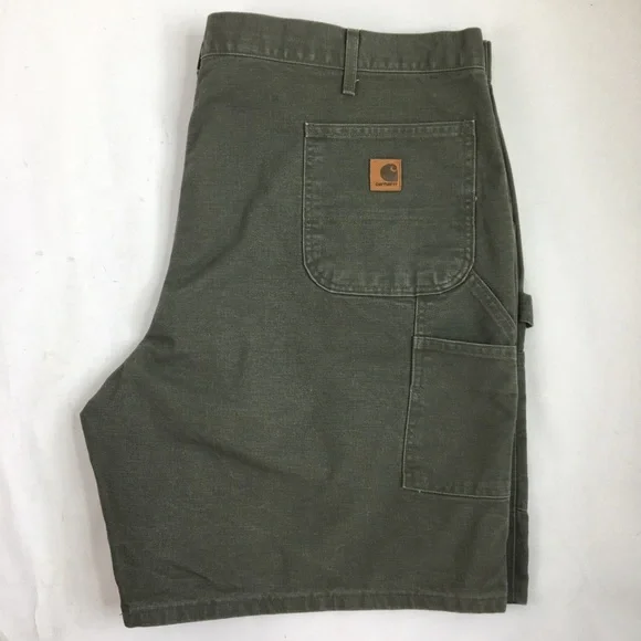 Carhartt Washed Duck Work Short Green 46 - Picture 14 of 16